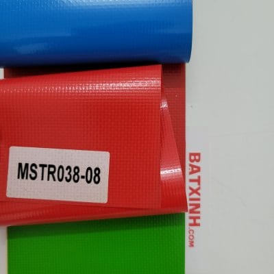 Bạt mái xếp màu đỏ