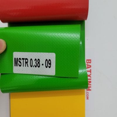 Bạt mái xếp màu xanh lá cây