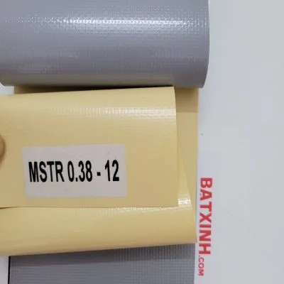 Bạt mái xếp màu kem trứng