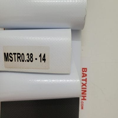 Mẫu bạt xếp màu trắng