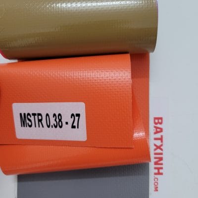 Mẫu bạt xếp màu cà rốt