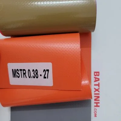 Mẫu bạt xếp màu cà rốt