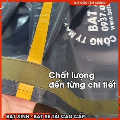 May bạt xe chất lượng đến từng chi tiết