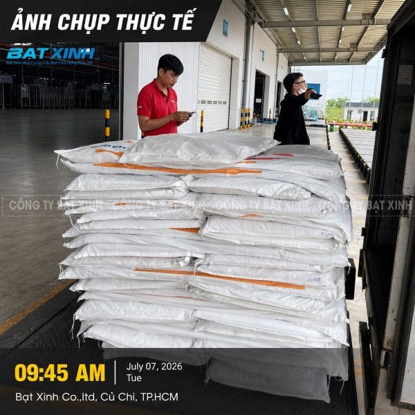 Giao bạt xanh cam đến công trình khách hàng