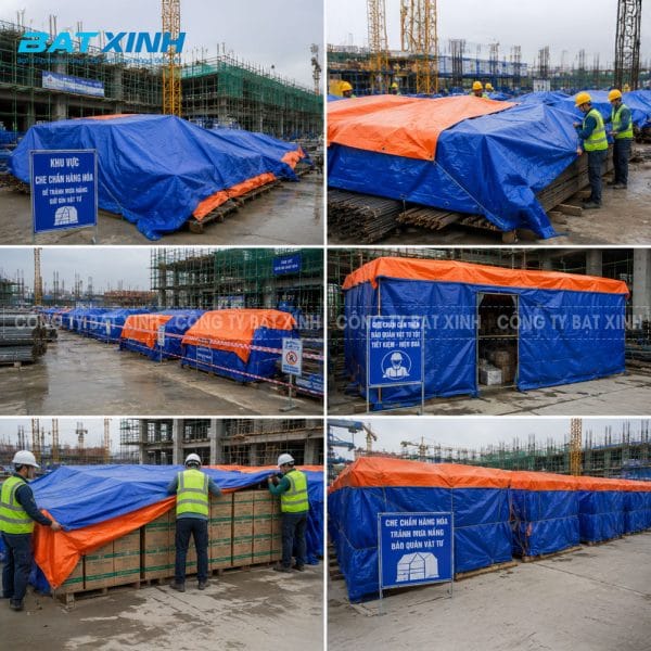 bạt xanh cam
