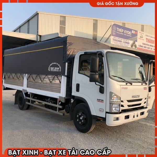 Bạt Hộp Phủ Thùng Xe Tải Isuzu NPR 400 Thùng 5m2
