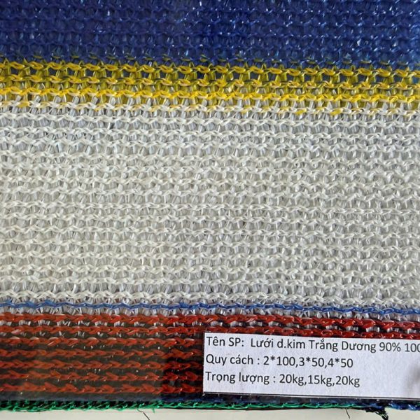 Lưới Dệt Kim Trắng Dương 90% 100g