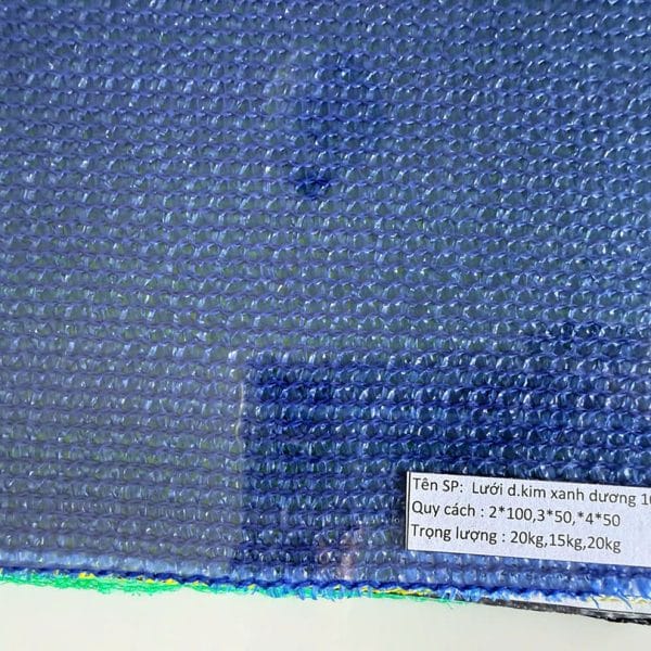 Lưới Che Nắng Dệt Kim Xanh Dương 100g