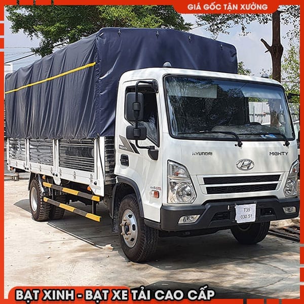 Bạt Hộp Phủ Thùng Xe Hyundai Mighty EX8 GTL Bửng Thấp Thùng 5m9