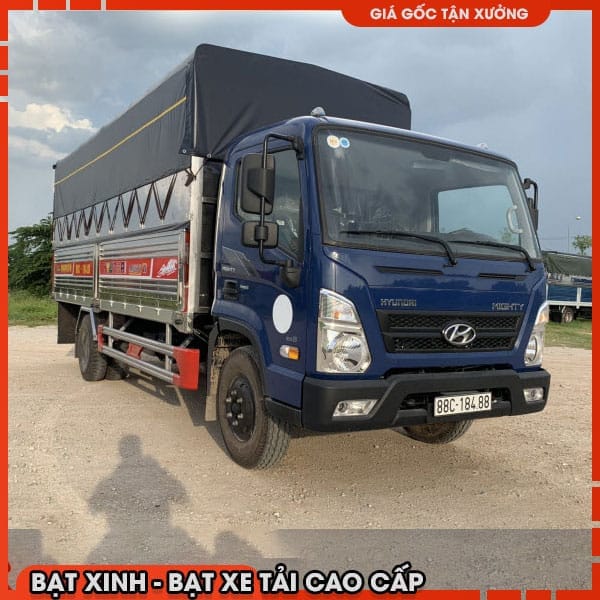 Bạt Hộp Phủ Thùng Xe Hyundai Mighty EX8 GTL Vách Cao Thùng 5m9