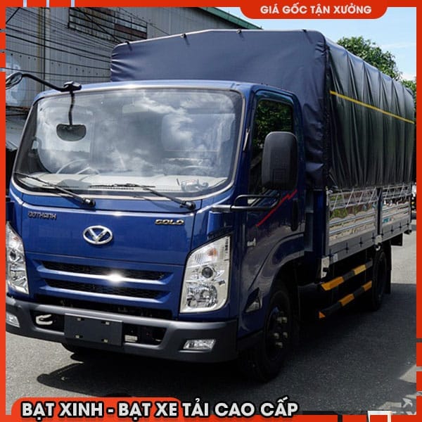 Bạt Phủ Thùng Xe Đô Thành IZ65, Xe 3.5 Tấn, Thùng 4m3, Bửng Thấp