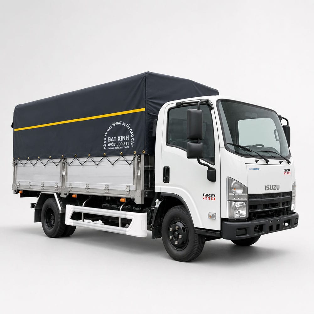 Bạt Phủ Thùng Isuzu QKR210
