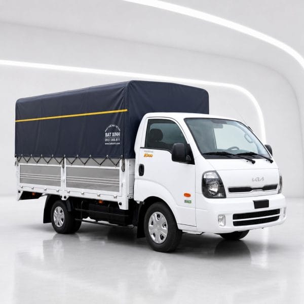 Bạt xe tải Kia K200 loại xe có bửng mở hông