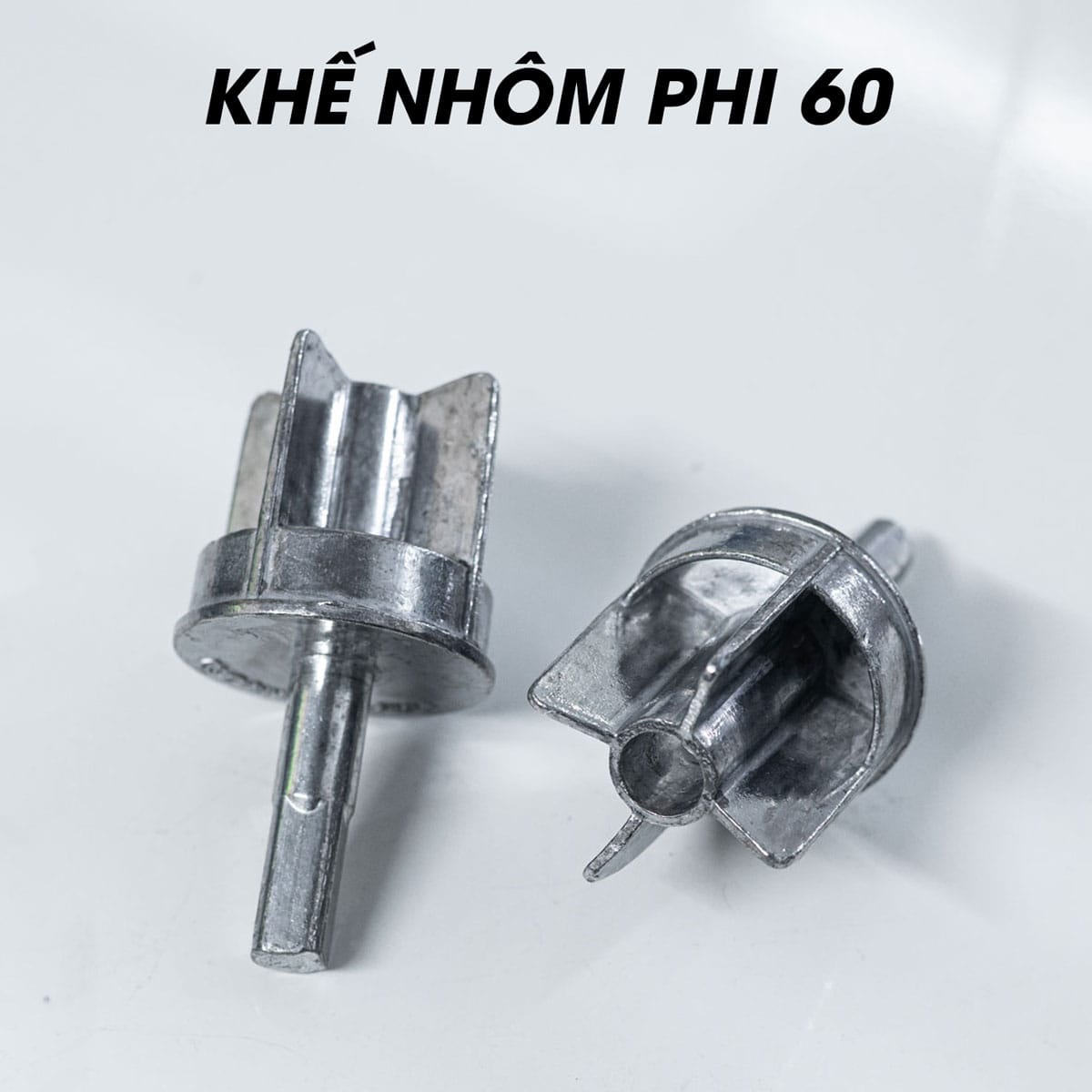 Khế nhôm 60 | dùng cho ống sắt | làm mái hiên di động