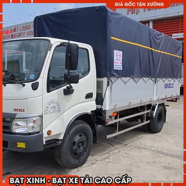 Bạt Phủ Thùng Xe Hino XZU720L 3.5 Tấn, Bạt Hộp Thùng 5m3