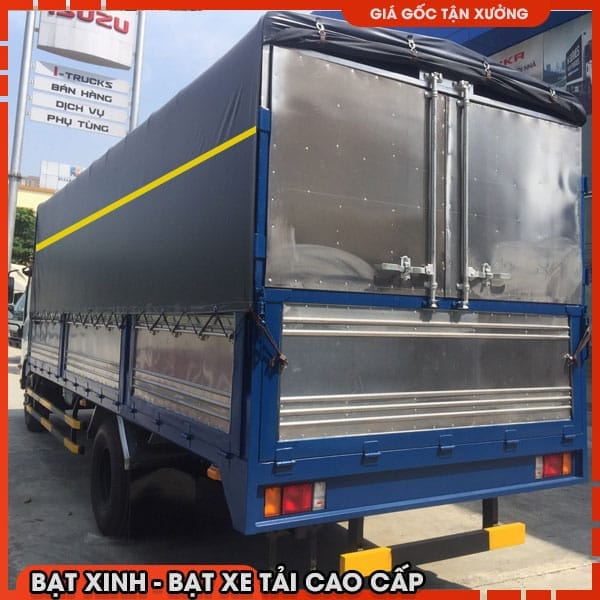 Bạt Hộp Phủ Thùng Xe Tải Isuzu NQR 550 Thùng 6m2 - Ảnh 2