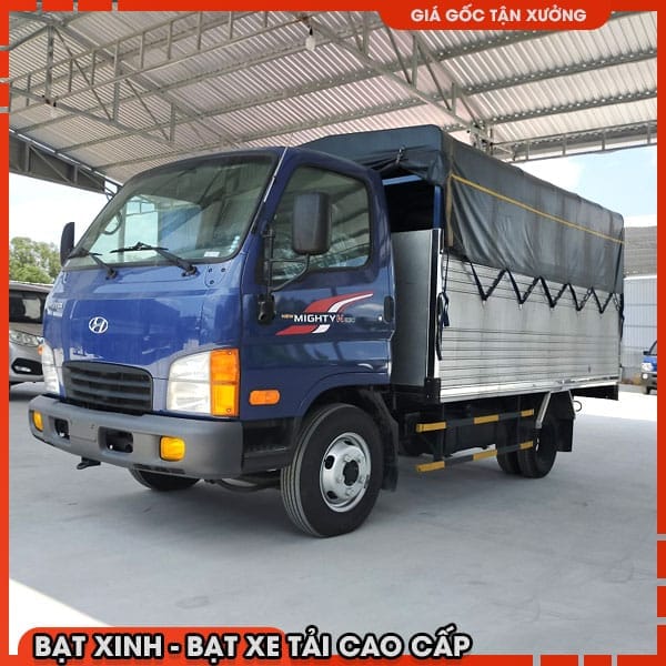 Bạt Hộp Thùng Ô tô tải Hyundai Mighty N250 Vách Cao, Thùng 3m7