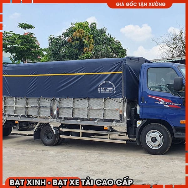 Bạt Phủ Thùng Xe Hyundai Mighty N250SL Thùng 4m35