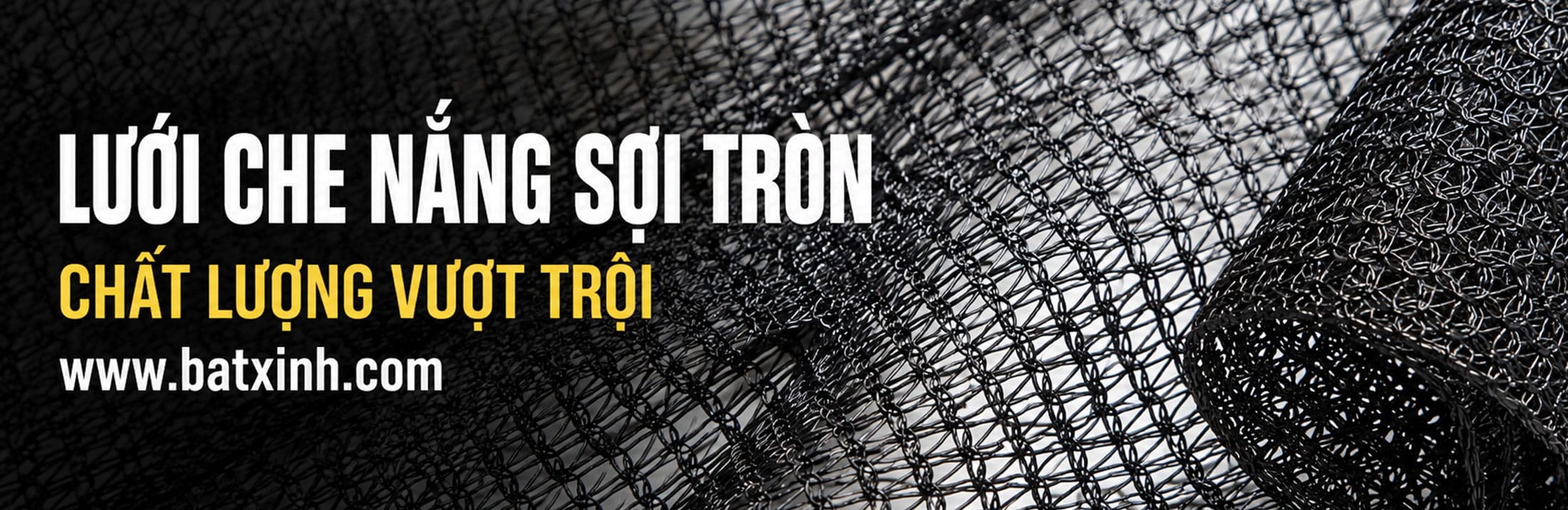 Lưới che nắng sợi tròn
