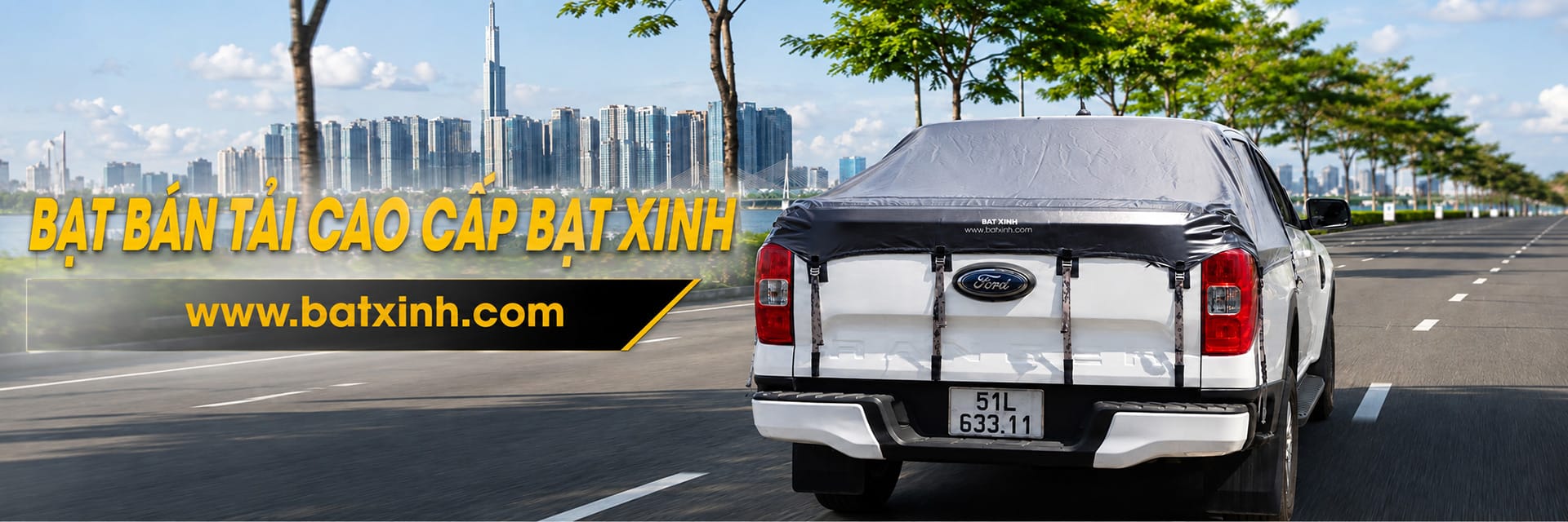 Bạt phủ thùng xe bán tải Bạt Xinh