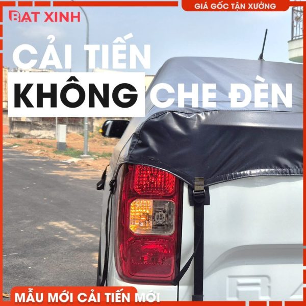 [Mẫu Cải Tiến 2025] Bạt Phủ Thùng Bán Tải Có Thanh Thể Thao - Cao Cấp - Thẩm Mỹ - An Toàn - Ảnh 7