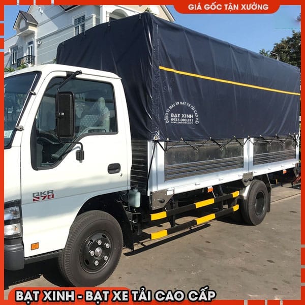 Bạt Hộp Phủ Thùng Xe Tải Isuzu QKR (QKR77HE4) 270 Thùng 4m4