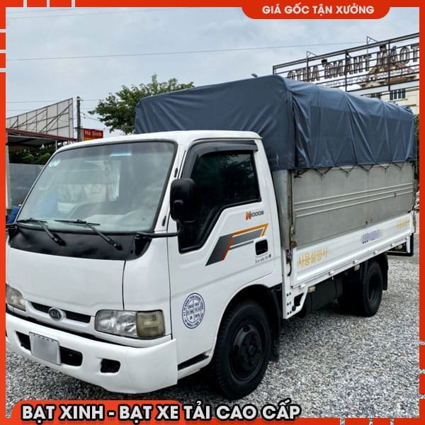 Bạt xe KIA K3000s Thùng Bạt Bửng Cao
