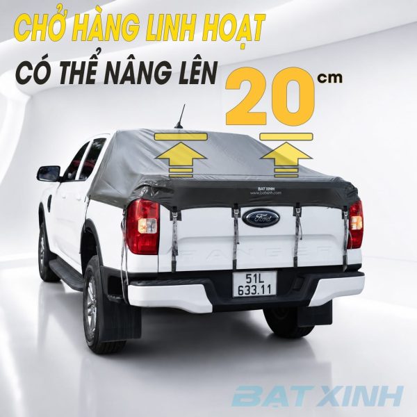 [GO26] Mẫu Bạt Vát Xéo Cao Cấp Cho Xe Có Thanh Thể Thao - Ảnh 4