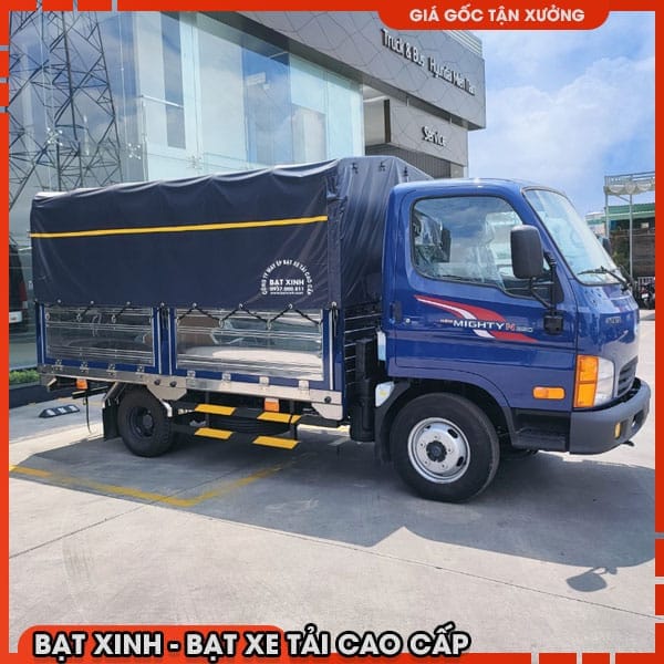 Bạt Hộp Thùng Ô tô Tải Hyundai Mighty N250 Thùng 3m7