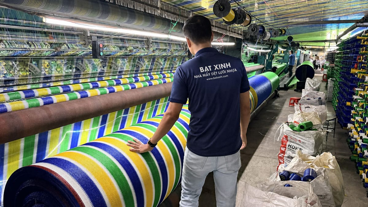 Nhà máy dệt lưới lan Bạt Xinh