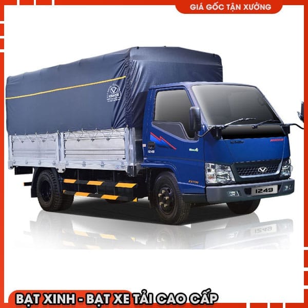 Bạt Phủ Thùng Xe Đô Thành IZ49, Xe 2.5 Tấn, Thùng 4m3, Bửng Thấp
