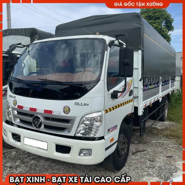 Bạt Hộp xe Thaco Foton Ollin700B, Xe 7 Tấn, Thùng Bạt Bửng Thấp/ Bạt Cao Cấp