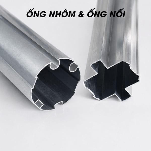 Ống nhôm và ống nối cho mái hiên