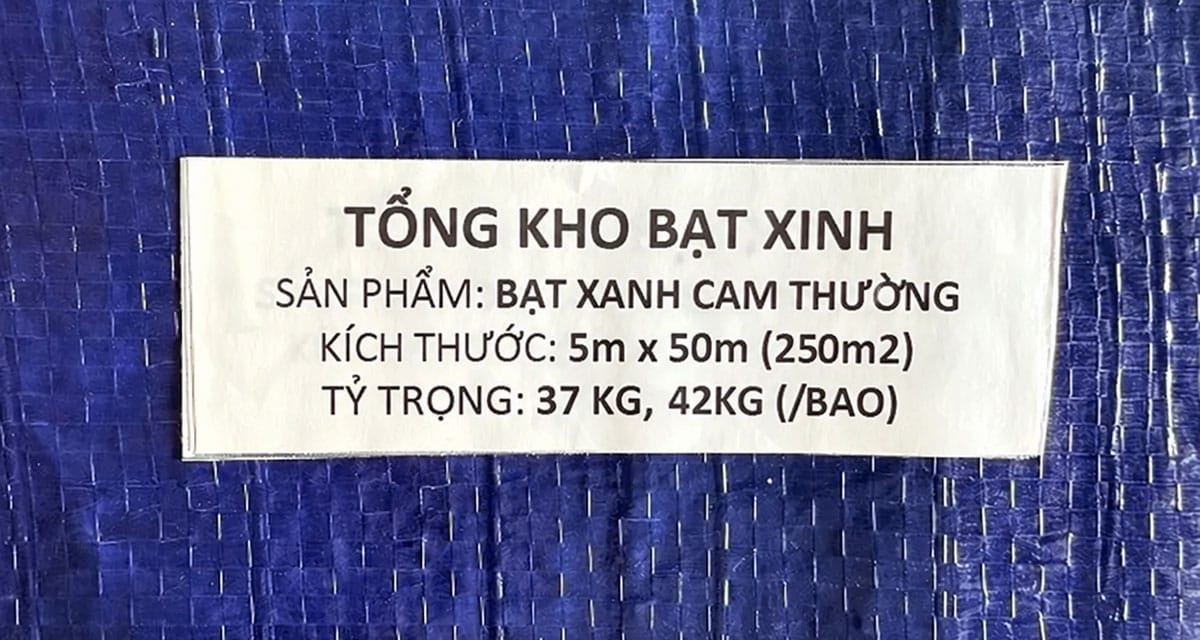 bạt cam khổ 5m