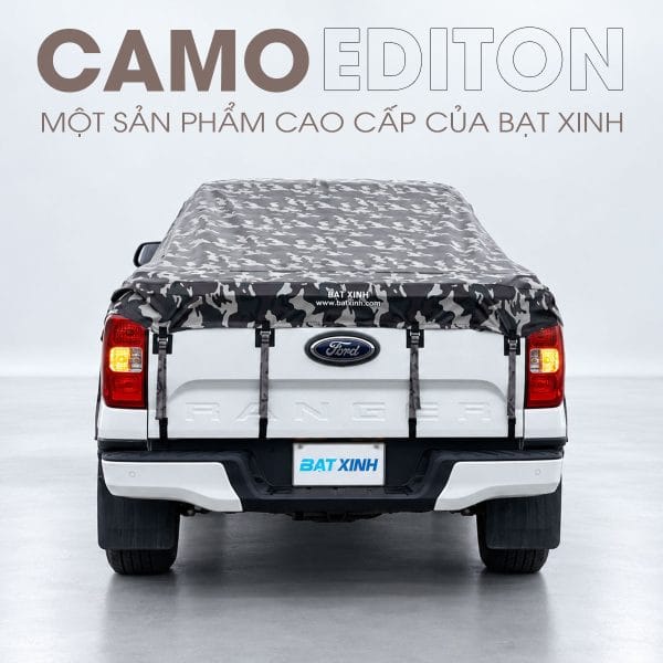 Camo Edition mẫu bạt phủ thùng bán tải cao cấp của Bạt Xinh