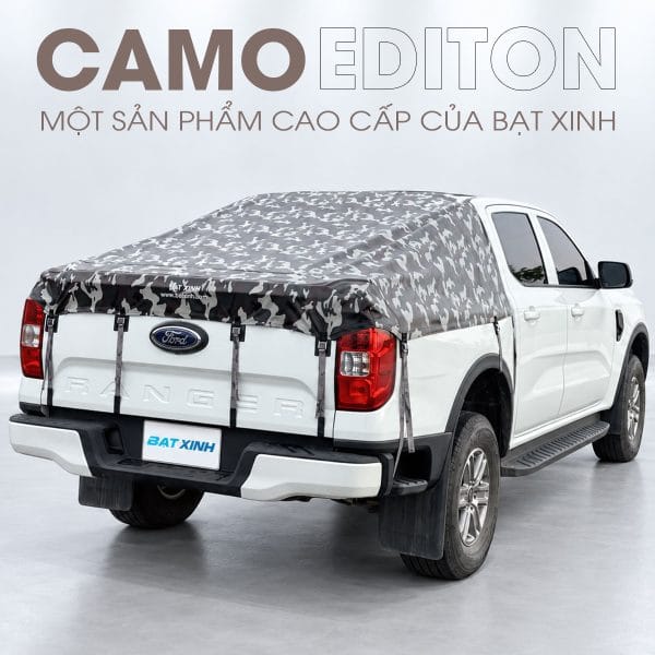 Camo Edition mẫu bạt phủ thùng bán tải cao cấp của Bạt Xinh