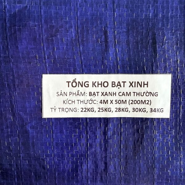 Bạt xanh cam thường | giá rẻ