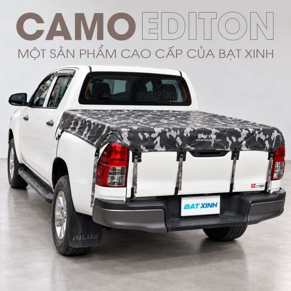 Camo Edition mẫu bạt phủ thùng bằng xe bán tải cao cấp của Bạt Xinh