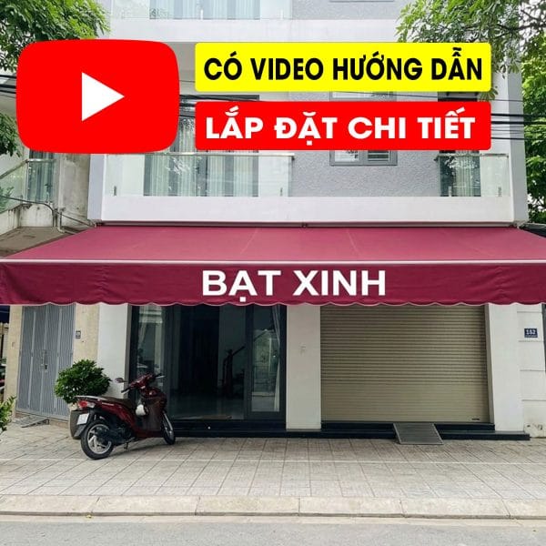 Mái hiên di dộng (Có video hướng dẫn chi tiết)