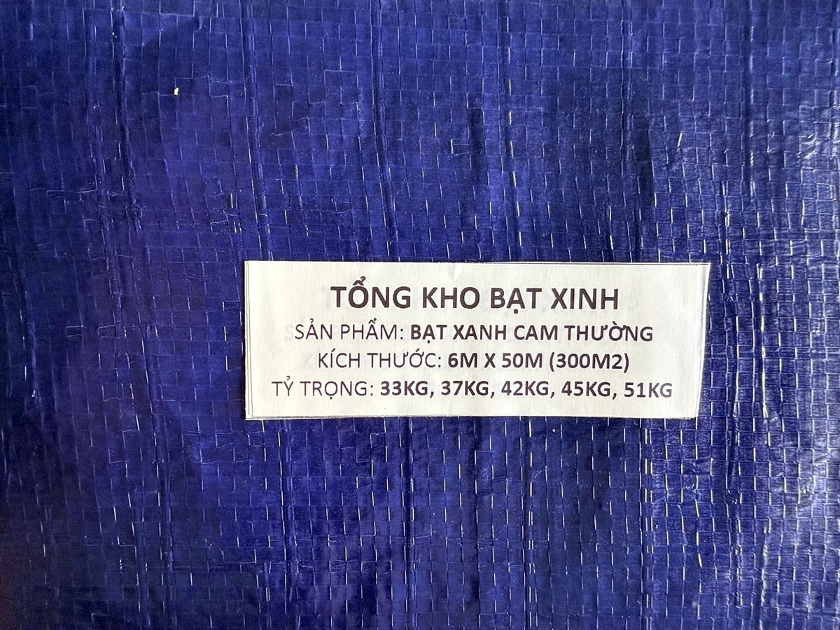 xanh cam thường khổ 6m